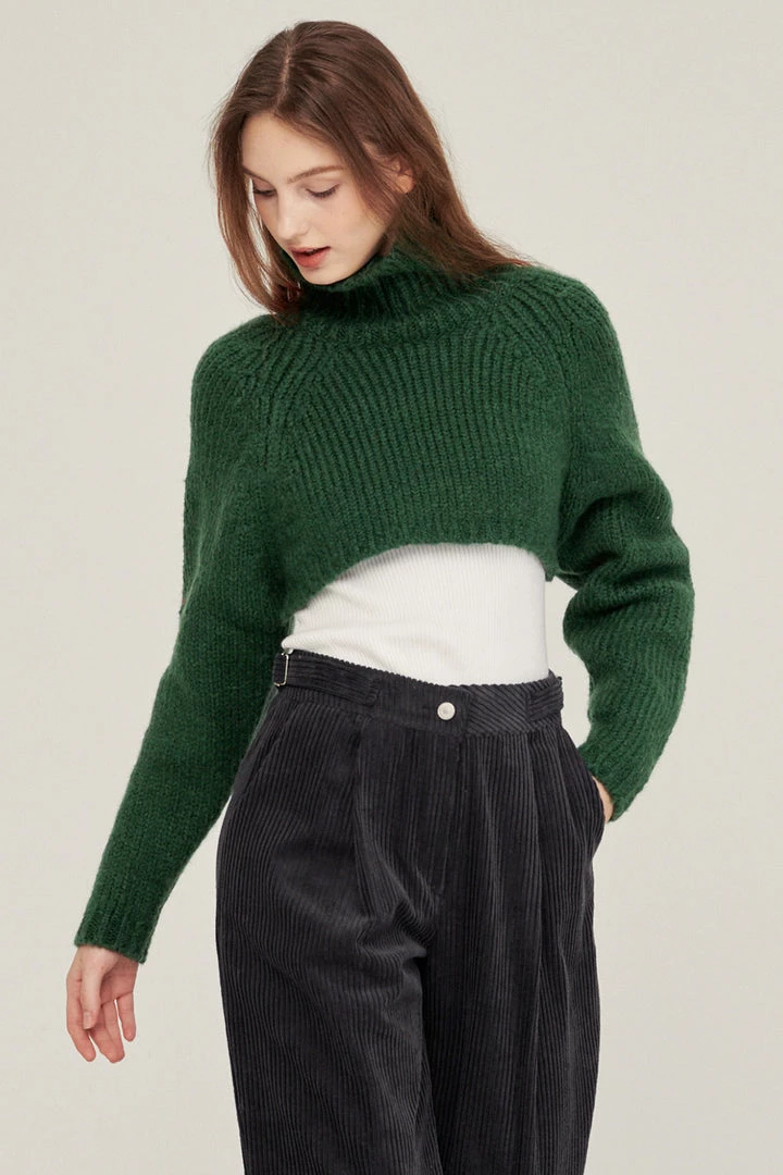 STORETS Whitney Two-way Cropped Sweater CLOTHING