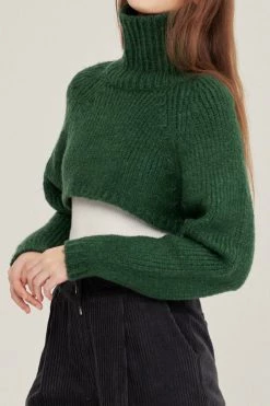 STORETS Whitney Two-way Cropped Sweater CLOTHING