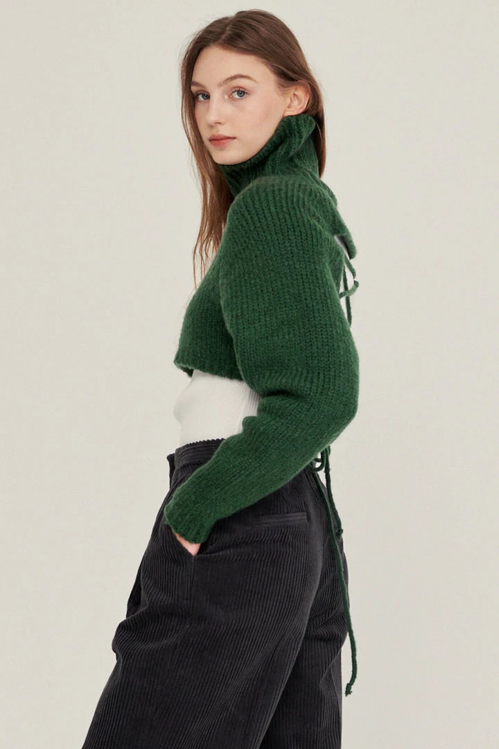 STORETS Whitney Two-way Cropped Sweater CLOTHING