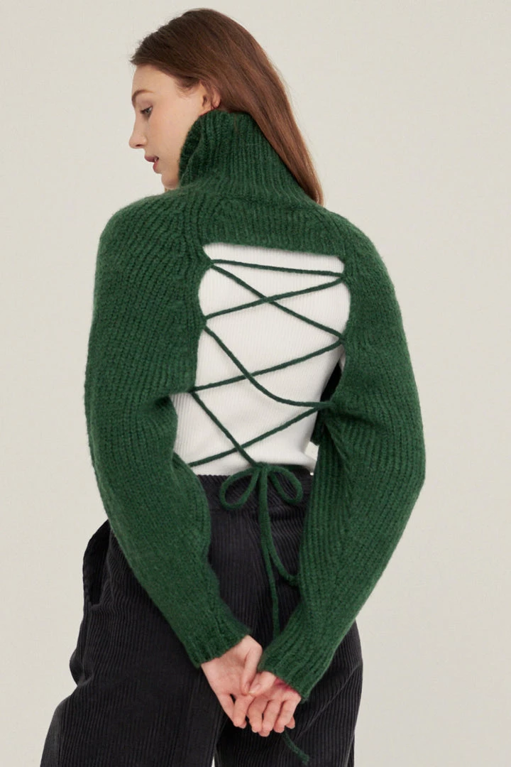 STORETS Whitney Two-way Cropped Sweater CLOTHING