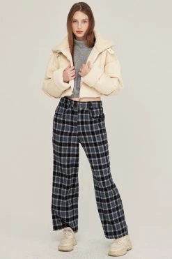 STORETS Valen Cropped Faux Mink Jacket