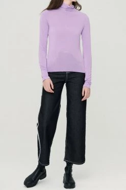 STORETS Ivy High Neck Sheer Top CLOTHING