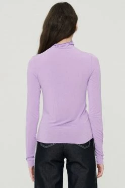 STORETS Ivy High Neck Sheer Top CLOTHING