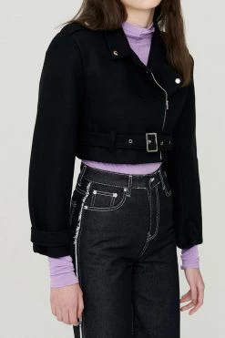 STORETS CLOTHING Bexy Rider Jacket W/ Belt