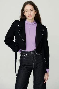 STORETS CLOTHING Bexy Rider Jacket W/ Belt