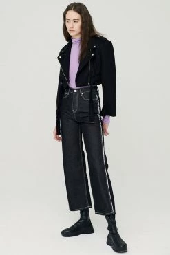 STORETS CLOTHING Bexy Rider Jacket W/ Belt