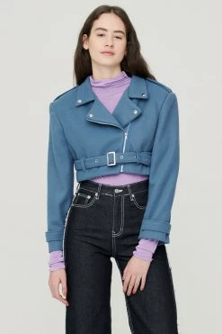 STORETS CLOTHING Bexy Rider Jacket W/ Belt