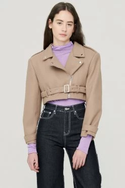 STORETS CLOTHING Bexy Rider Jacket W/ Belt