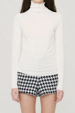 STORETS Ivy High Neck Sheer Top CLOTHING