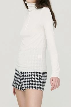 STORETS Ivy High Neck Sheer Top CLOTHING