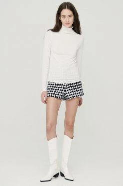 STORETS Ivy High Neck Sheer Top CLOTHING