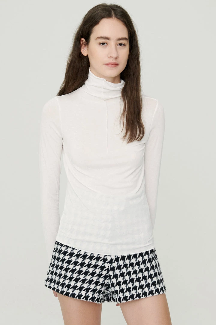 STORETS Ivy High Neck Sheer Top CLOTHING