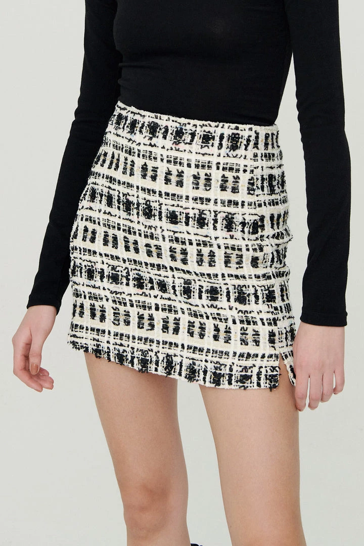STORETS CLOTHING Georgina Tweed H-line Skirt