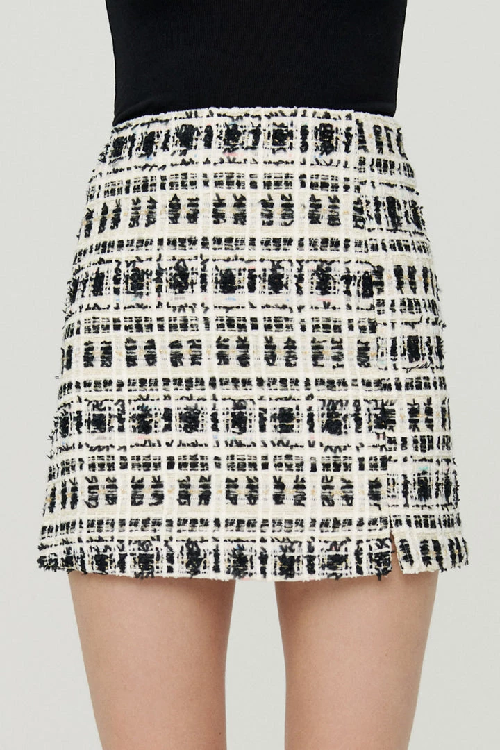 STORETS CLOTHING Georgina Tweed H-line Skirt