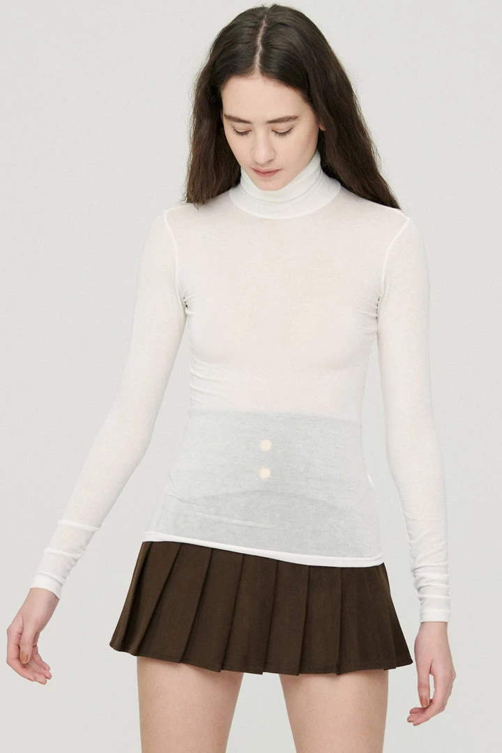 STORETS CLOTHING Charlotte Lightweight High Neck Top