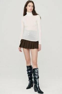 STORETS CLOTHING Charlotte Lightweight High Neck Top