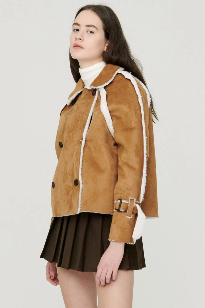 STORETS Sybil Shearling Oversize Jacket CLOTHING