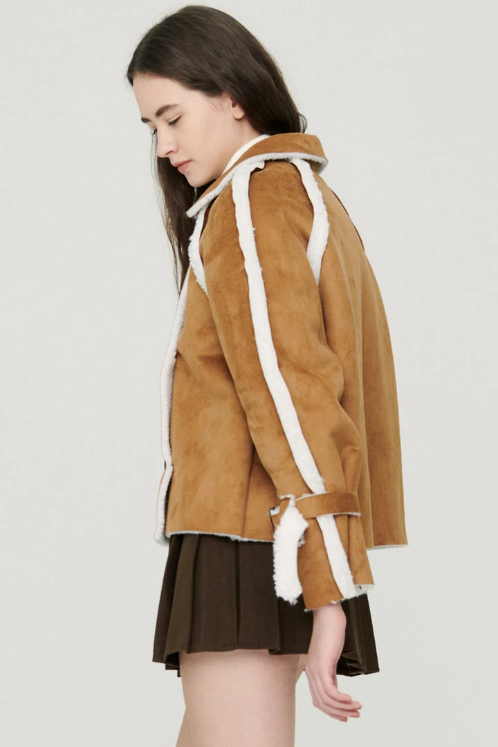 STORETS Sybil Shearling Oversize Jacket CLOTHING