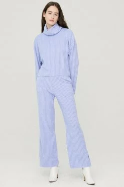 STORETS CLOTHING Janet Slit Relaxed Fit Pants