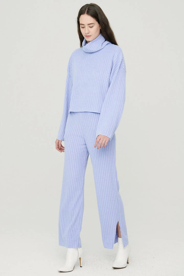 STORETS CLOTHING Janet Faux Fur High Neck Pullover