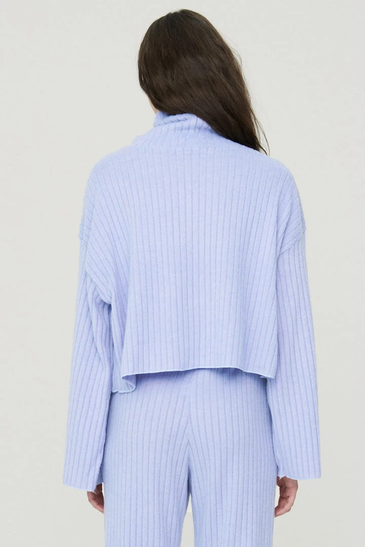 STORETS CLOTHING Janet Faux Fur High Neck Pullover