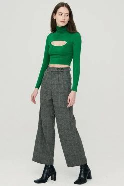 STORETS Ora Cut-Out Turtle Neck Top