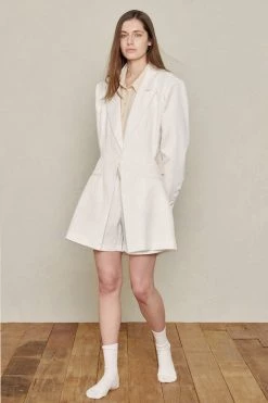 STORETS Sustainable Recycled Poly Cut-Out Blazer