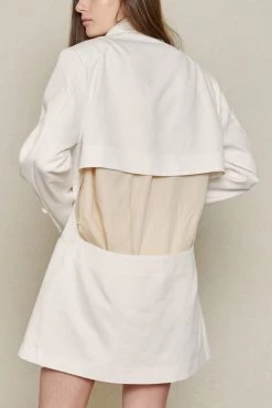 STORETS Sustainable Recycled Poly Cut-Out Blazer