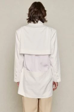 STORETS Sustainable Recycled Poly Cut-Out Blazer