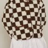 STORETS Mai Bouclé Checkerboard Coat CLOTHING