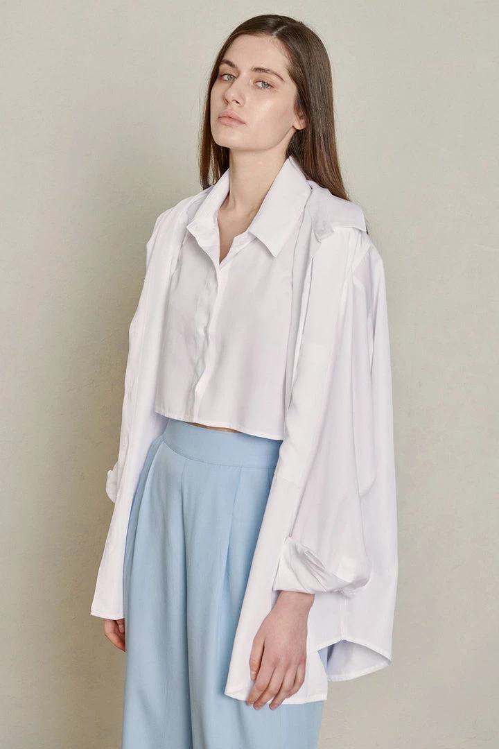 STORETS Sustainable TOPS Multi-Way Layered Bamboo Shirt