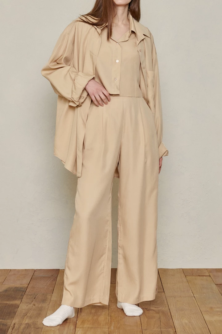 STORETS Sustainable TOPS Multi-Way Layered Bamboo Shirt