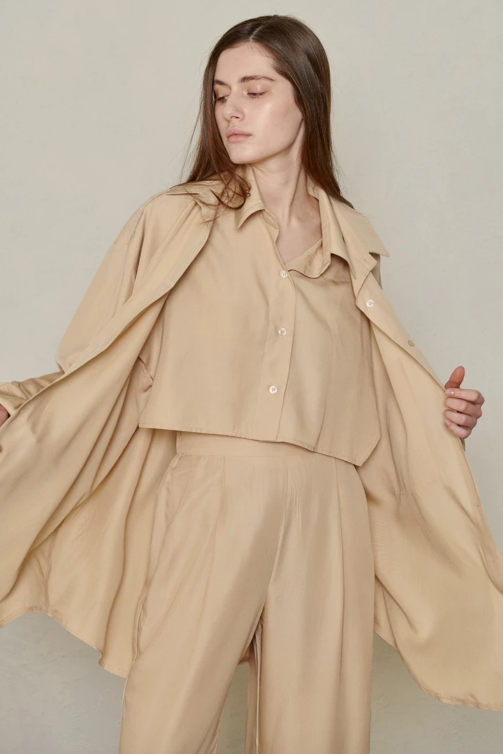 STORETS Sustainable TOPS Multi-Way Layered Bamboo Shirt