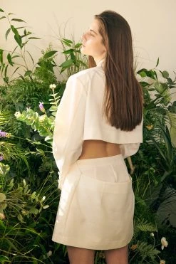 STORETS Sustainable Recycled Poly Cut-Out Blazer