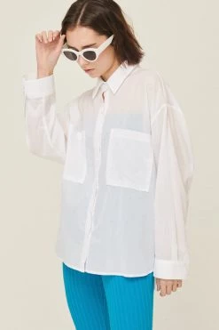 STORETS CLOTHING Sophia Relaxed Fit Cotton Shirt