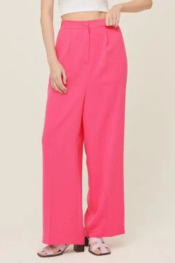 STORETS Jania High Wide Leg Pants CLOTHING