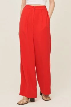 STORETS Jania High Wide Leg Pants CLOTHING