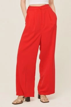 STORETS Jania High Wide Leg Pants CLOTHING