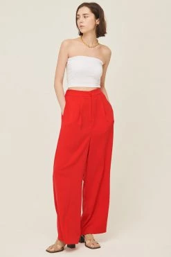 STORETS Jania High Wide Leg Pants CLOTHING