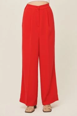 STORETS Jania High Wide Leg Pants CLOTHING
