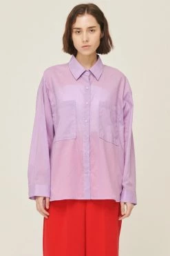 STORETS Sophia Relaxed Fit Cotton Shirt