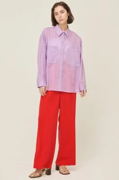 STORETS Sophia Relaxed Fit Cotton Shirt