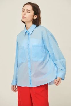 STORETS CLOTHING Sophia Relaxed Fit Cotton Shirt