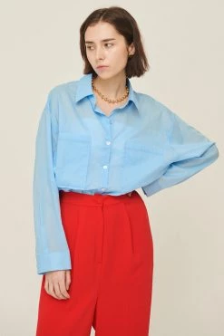 STORETS CLOTHING Sophia Relaxed Fit Cotton Shirt