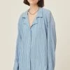 STORETS WHAT'S NEW Maria Oversized Plisse Shirt