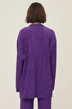 STORETS Maria Oversized Plisse Shirt WHAT'S NEW