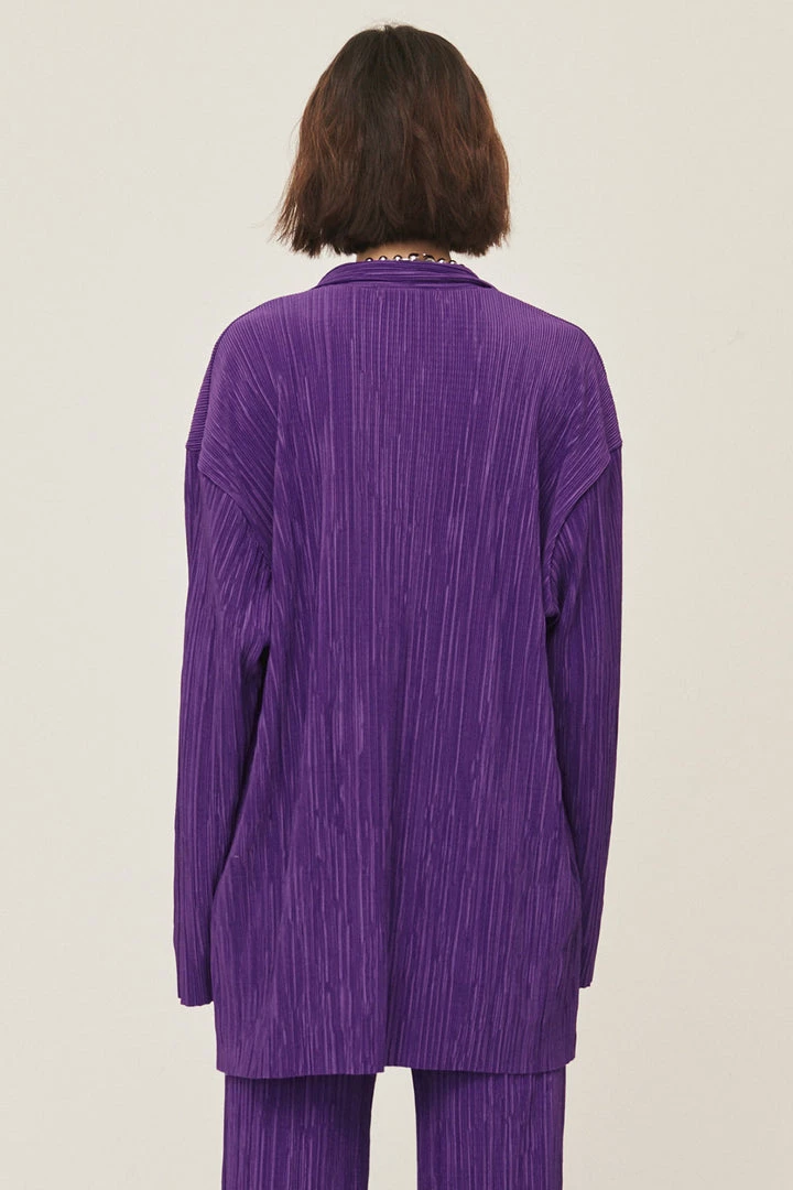 STORETS Maria Oversized Plisse Shirt WHAT'S NEW