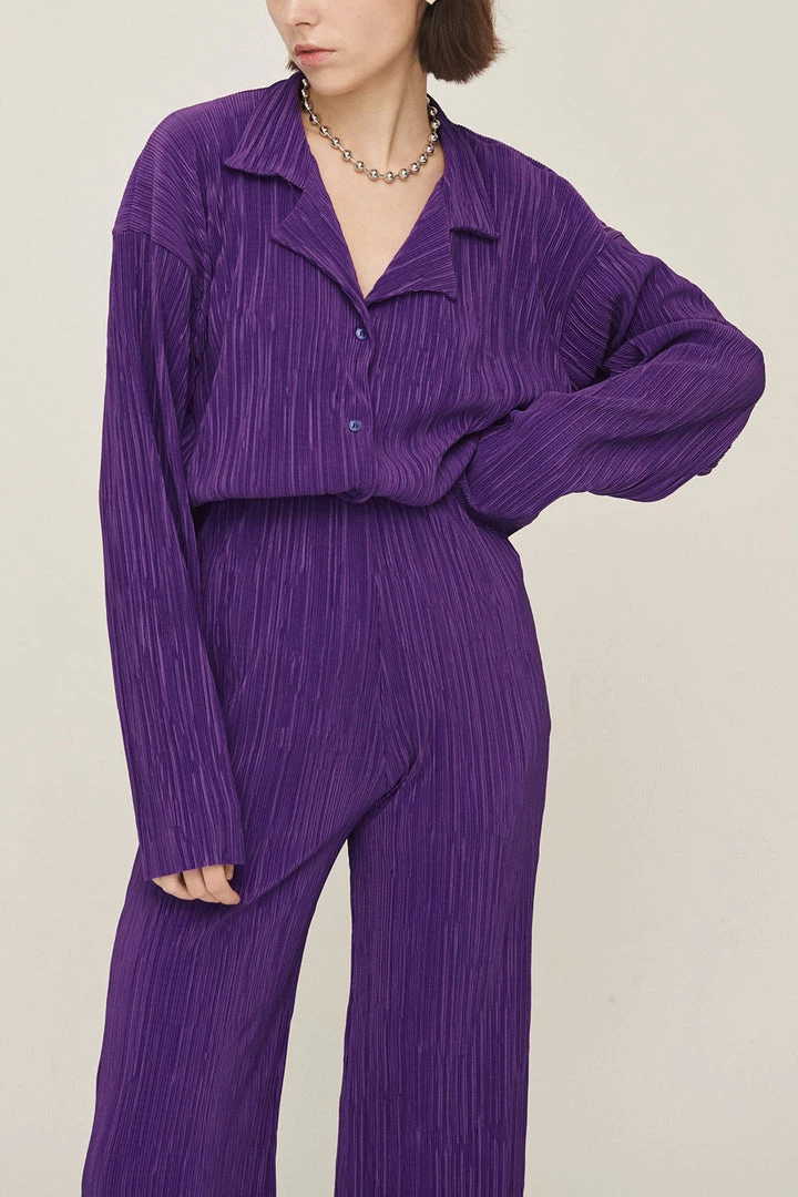 STORETS Maria Oversized Plisse Shirt WHAT'S NEW