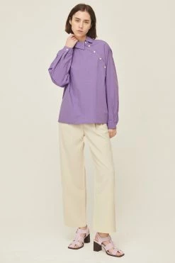 STORETS CLOTHING Rafaela Asymmetric Buttoned Shirt