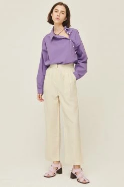 STORETS CLOTHING Rafaela Asymmetric Buttoned Shirt